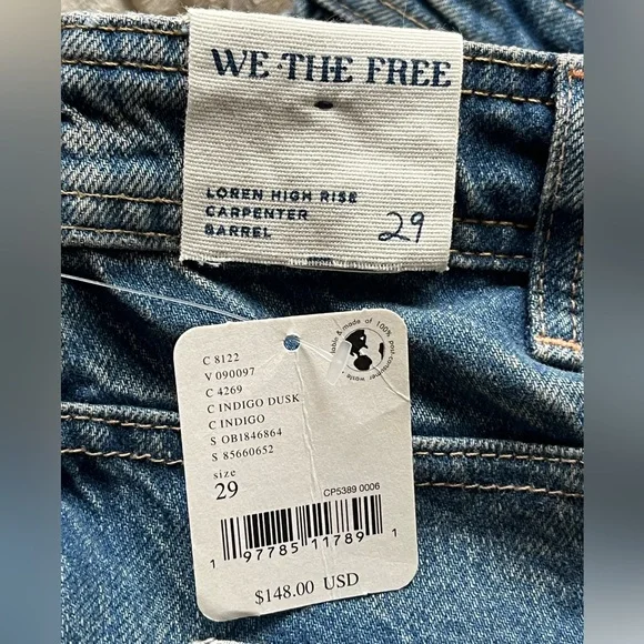 We the Free Loren High Rise Carpenter Barrel - Picture 8 of 13